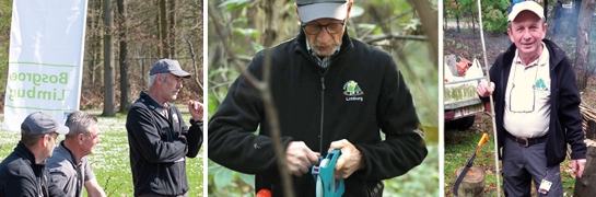 Enkele bosconsulenten in beeld